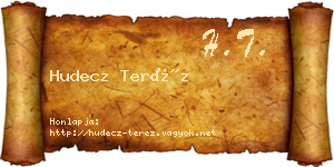 Hudecz Teréz névjegykártya